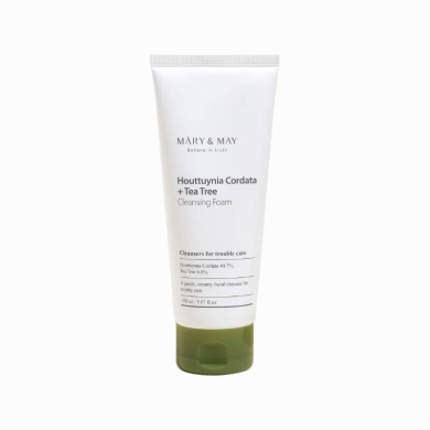  Mary & May Hottuynia Cordata +Tea Tree Cleansing Foam