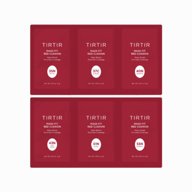 TIRTIR - Mask Fit Red Cushion Foundation 6 Shade Trial Kit Deep