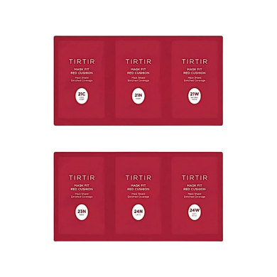 TIRTIR - Mask Fit Red Cushion Foundation 6 Shade Trial Kit Light Medium