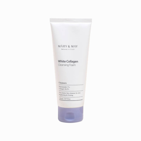 Mary &amp; May White Collagen Cleansing Foam