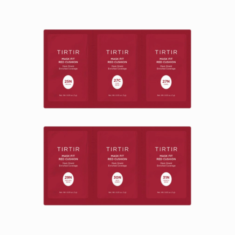 TIRTIR - Mask Fit Red Cushion Foundation 6 Shade Trial Kit Medium