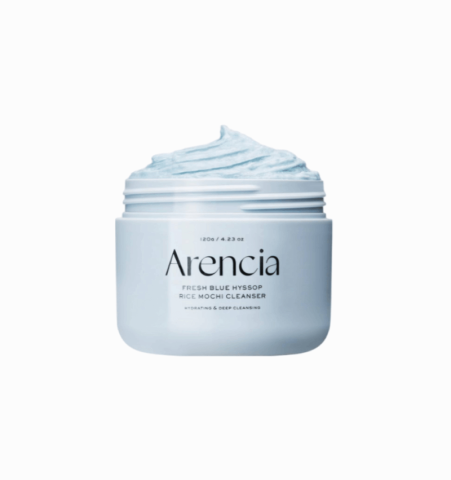 Arencia Fresh Blue Hyssop Rice Mochi Cleanser