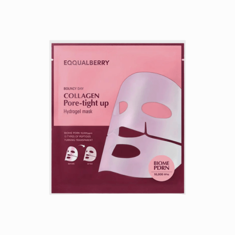 Eqqualberry Collagen Pore-tight up Hydrogel mask